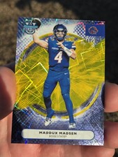 2025 Bowman University's Best Maddux Madsen Yellow Lazer Refr #040/250