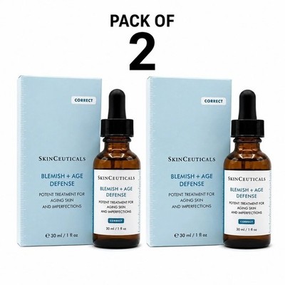 SkinCeuticals Blemish + Age Defense Serum Pack of 2 30ml 1oz New Sealed