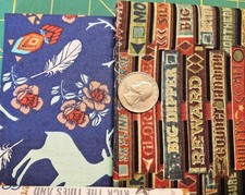 100 Cotton Quilting Fabric - 40X -6 Fat Quarters - Novelties