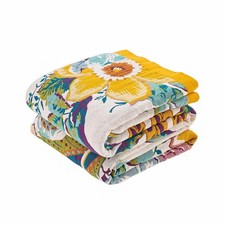 Farmhouse Throw Blanket, 60"x 80" Boho Throw Blankets for Couch Cover, 100 C...
