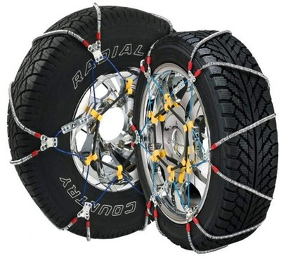 SCC SZ429 Super Z6 Tire Chains Set of 2 Pickup SUV Easy Install Cable Chain