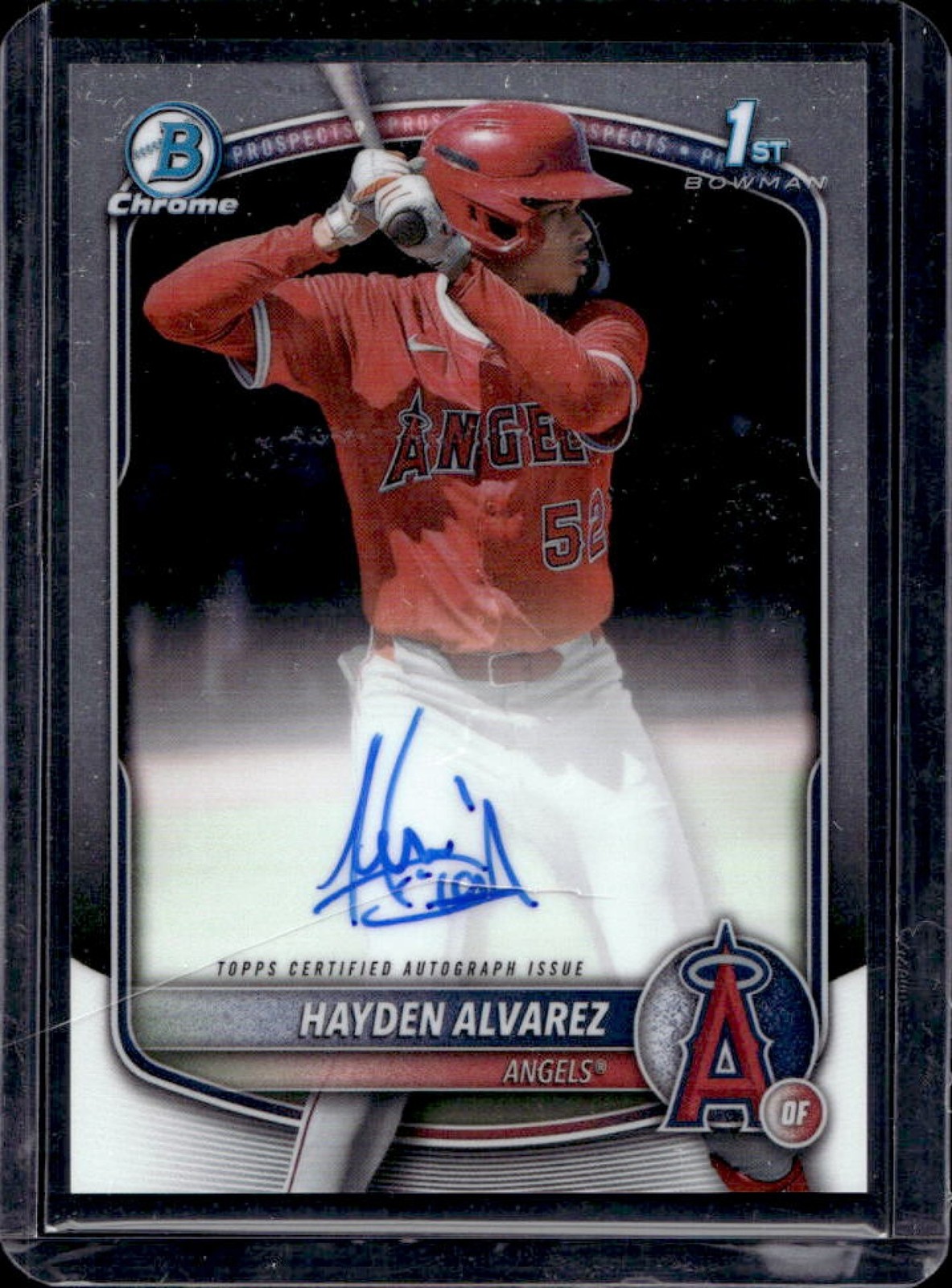 2025 Bowman Hayden Alvarez Chrome Auto 1st #CPA-HA Angels