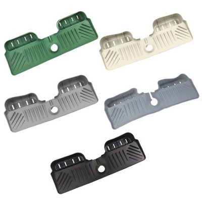 Silicones Sink Drain Sink Splash Guards Soap Holder Removable Tray Drying Mats