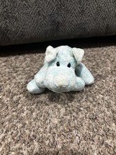 Animal Alley Blue Puppy Silky Dog Stuffed Plush 7  2000 Lovey Toys R Us