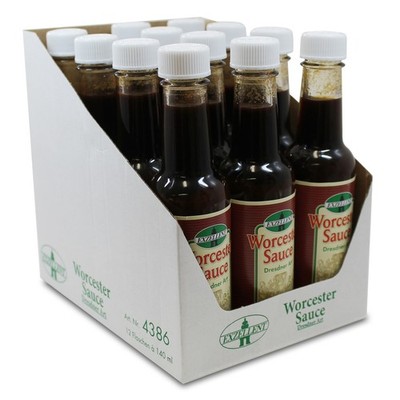12er Pack Exzellent Worcester Sauce Dresdner Art (12 x 140 ml), Worcestersauce
