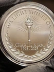 Charlie Kirk 1 Oz .999 Fine Silver Memorial Round in an Air-Tite Capsule