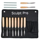 Wood Carving Set Hand Chisel Set 12 Piece Professional Woodworking Gouges Kit