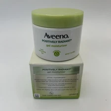 Aveeno Positively Radiant Gel Moisturizer - All Skin Types 1.7oz Full, No Seal