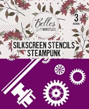 Silk Screen Stencils -Adhesive Stencil Reusable with Washable Mesh