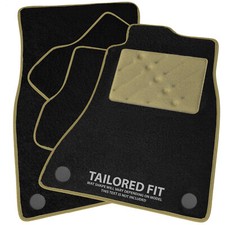 To fit Toyota  Rav 4 (5th Gen) Hybrid  Car Mats 2018+ & Heel Pad [BL]