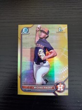 Michael Knorr - 2022 Bowman Draft Chrome Prospect 1st Bowman REFRACTOR GOLD /50