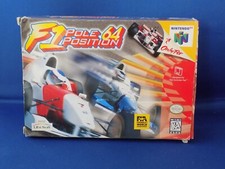 N64 Nintendo 64 F1 Pole Position -(1997) Authentic Box, Game & Manual Complete B