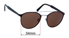 SFx Replacement Sunglass Lenses fits Prada SPR62T PR62TS - 54mm Wide