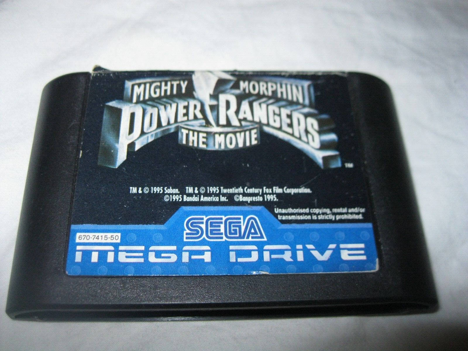 mighty morphin power rangers the movie version originale sega megadrive