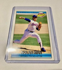 1992 Donruss Highlights Error Baseball Card # 154 NOLAN RYAN / ERROR RARE MINT