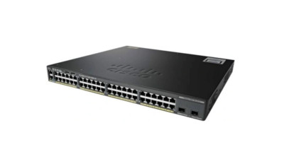 Switch CISCO WS-C2960X-48LPS-L 48xGIGA POE + STACK MODULE 2960X-STACK- RACK