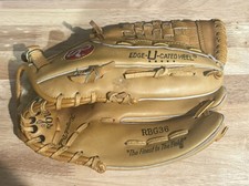 RAWLINGS Left-Handed Baseball Glove RHT Mitt RBG36 Ken Griffey Jr - Some Peeling