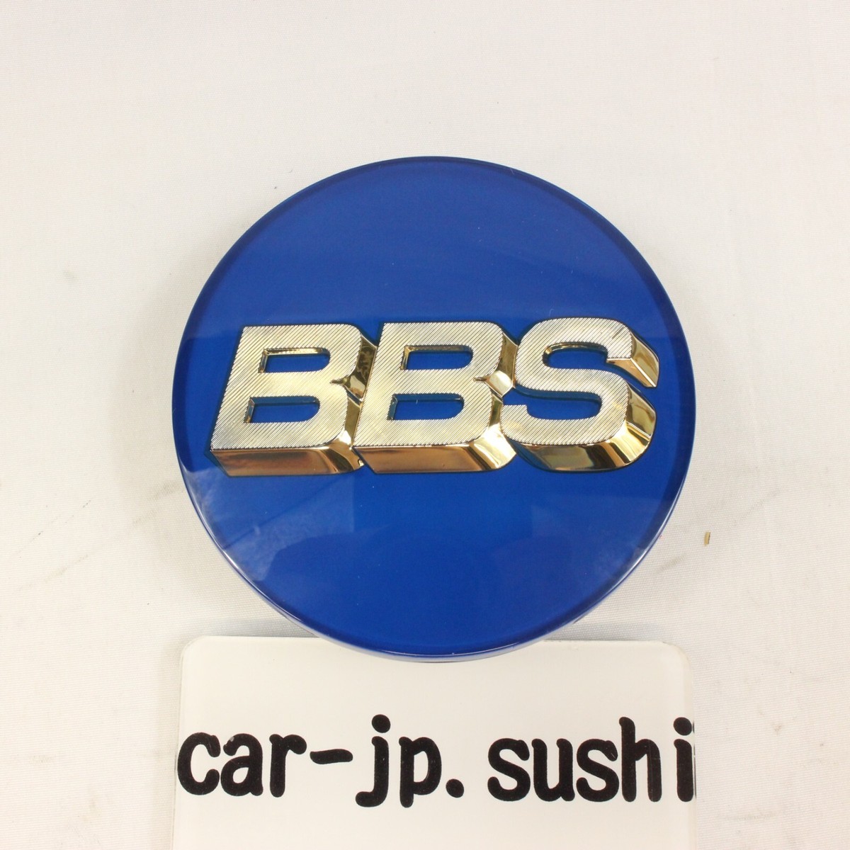 BBS Genuine Wheel Center Caps 70mm Emblem Blue Gold 3D Logo