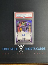 2023 Bowman Chrome-Pros. Auto Purple Ref #CPA-BB Bryant Betancourt PSA10 247/250