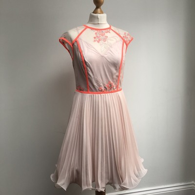 coast pale pink dress