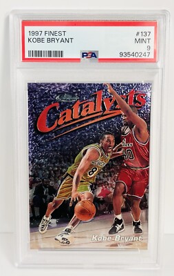 その他 97-98 Topps Finest Kobe Bryant CATALYSTS 1997 Finest Catalysts #137 KOBE BRYANT PSA 9 MINT | eBay