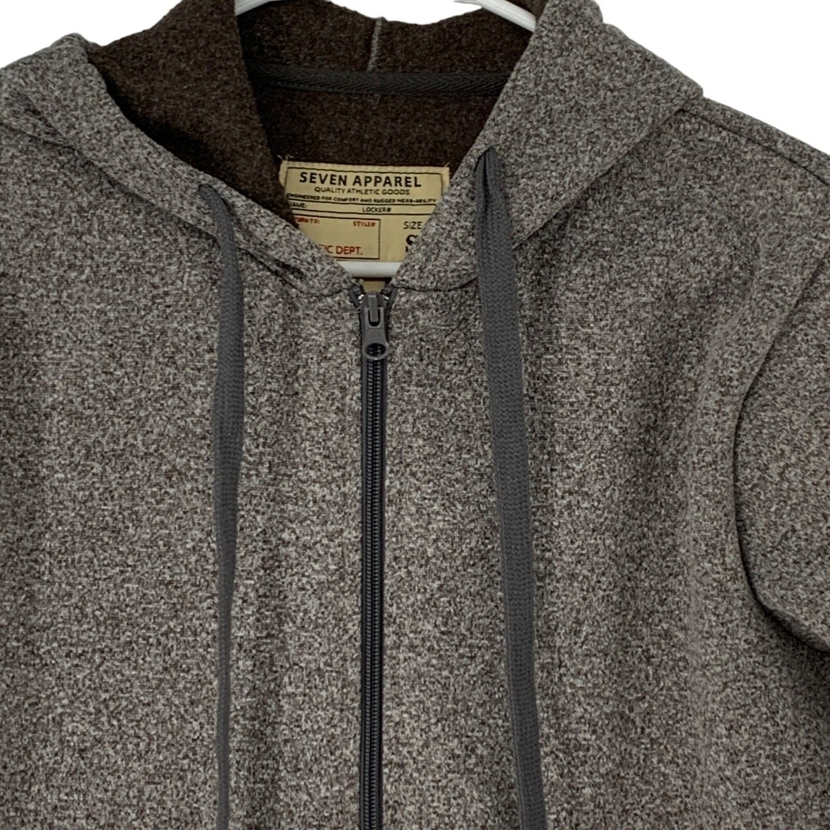 Mens Seven Apparel Small Zip Hoodie Sweatshirt Jacket 3696 Mens Seven Apparel Small Zip Hoodie Sweatshirt Jacket 3696