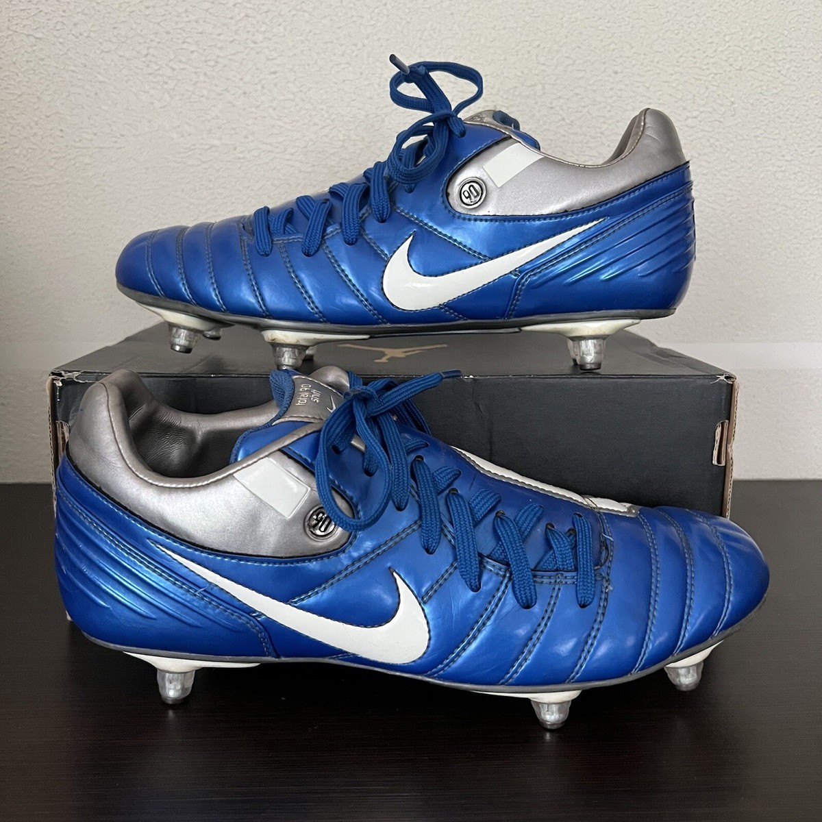 Rare 2006 Nike Mens TOTAL 90 SHIFT PLUS Soccer Cleats Blue Rare 2006 Nike Mens TOTAL 90 SHIFT PLUS Soccer Cleats Blue