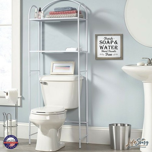 Toilet Bathroom Wall Signs 11.5x11.5 Framed Shadow Box Decor - Water Free - Picture 15 of 16