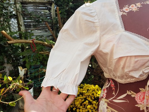 *H&M* Zauberhafte Dirndlbluse Spitze Bio Baumwolle Gr 42 Oktoberfest~Wasen NEU - Bild 6 von 12