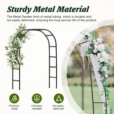 Wedding Arch Metal Garden Arch Garden Arbor Trellis For Climbing Plants 1 Set