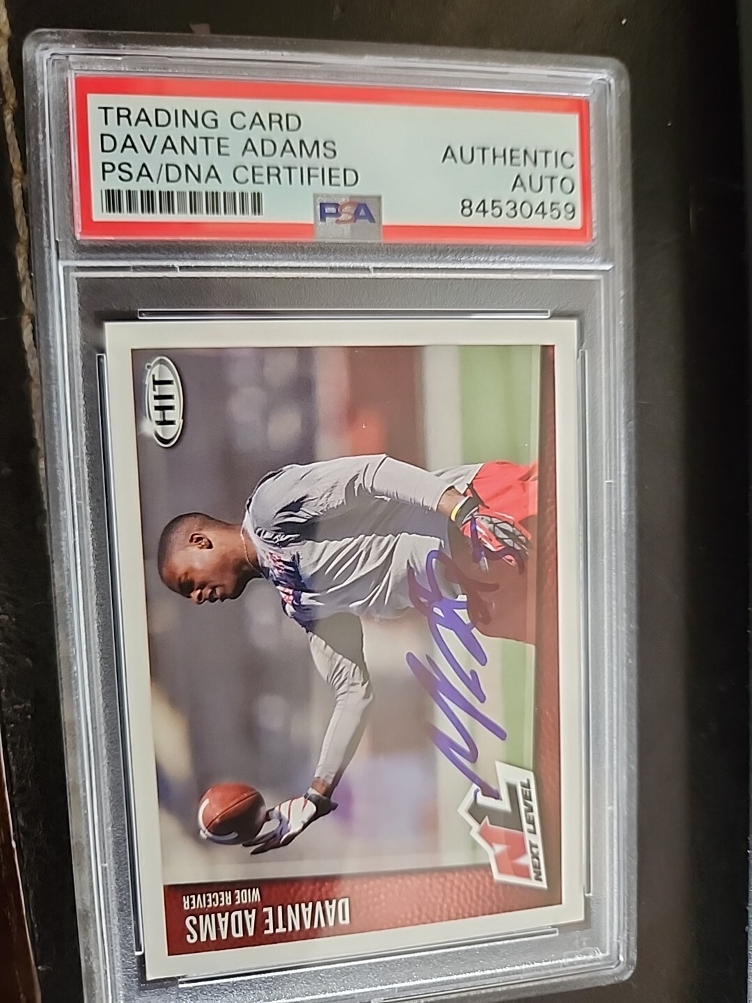 Davante Adams Autographed Signed Fresno State Bulldogs 2014 SAGE HIT #95 LV Raider card. PSA/DNA certified 