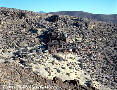 Distance View of Mill, Skidoo Mine, Inyo County, California - Giclee Photo Print