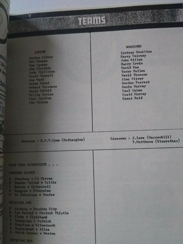 Lote x 2 programas de fútbol Stirling Albion v Berwick / Stenhousemuir 1983/84 - Imagen 3 de 4