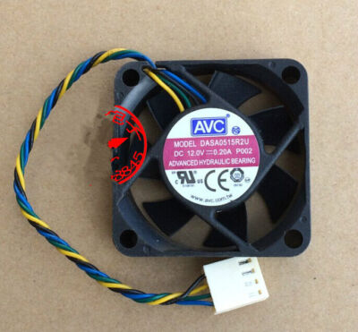 1pcs New AVC DASA0515R2U 4515 12V 0.20A 4 wire 4.5cm PWM     #W1