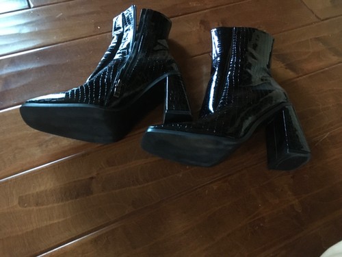 HFGI Women's Black Boots size 7 - 第 6/7 張圖片