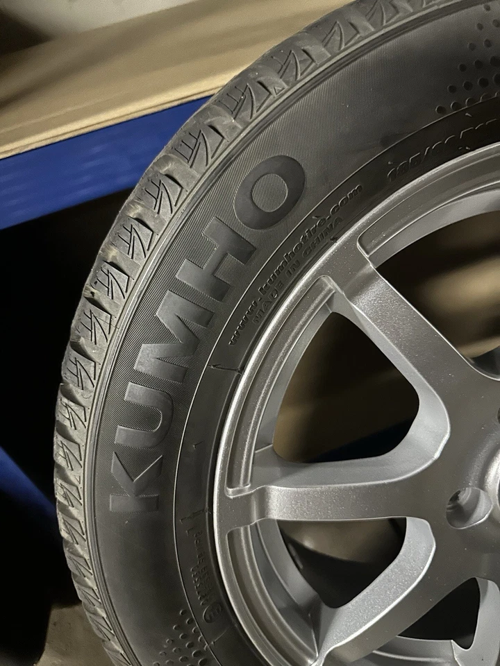 4x DBV Alufelgen 5.5Jx15 Winterreifen 185/60R15 88T KBA 50311 LK 4X100 - Bild 3 von 4