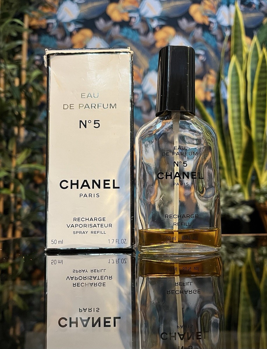 CHANEL No Vintage 50ml Eau De Perfum Recharge Refill Perfume Boxed Spray