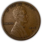 1915-D Lincoln Wheat Cent Extremely Fine XF Coin #6705