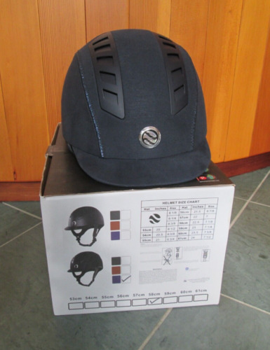 Trauma Void EQ3 Helmet NIB 58 7 1/8 Blue Microfiber