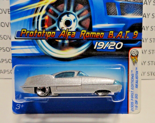 2005 HOT WHEELS PROTOTIPO ALFA ROMEO B.A.T. 9, HW #19 NEW 1ST RELEASE HW MODEL - Picture 3 of 10