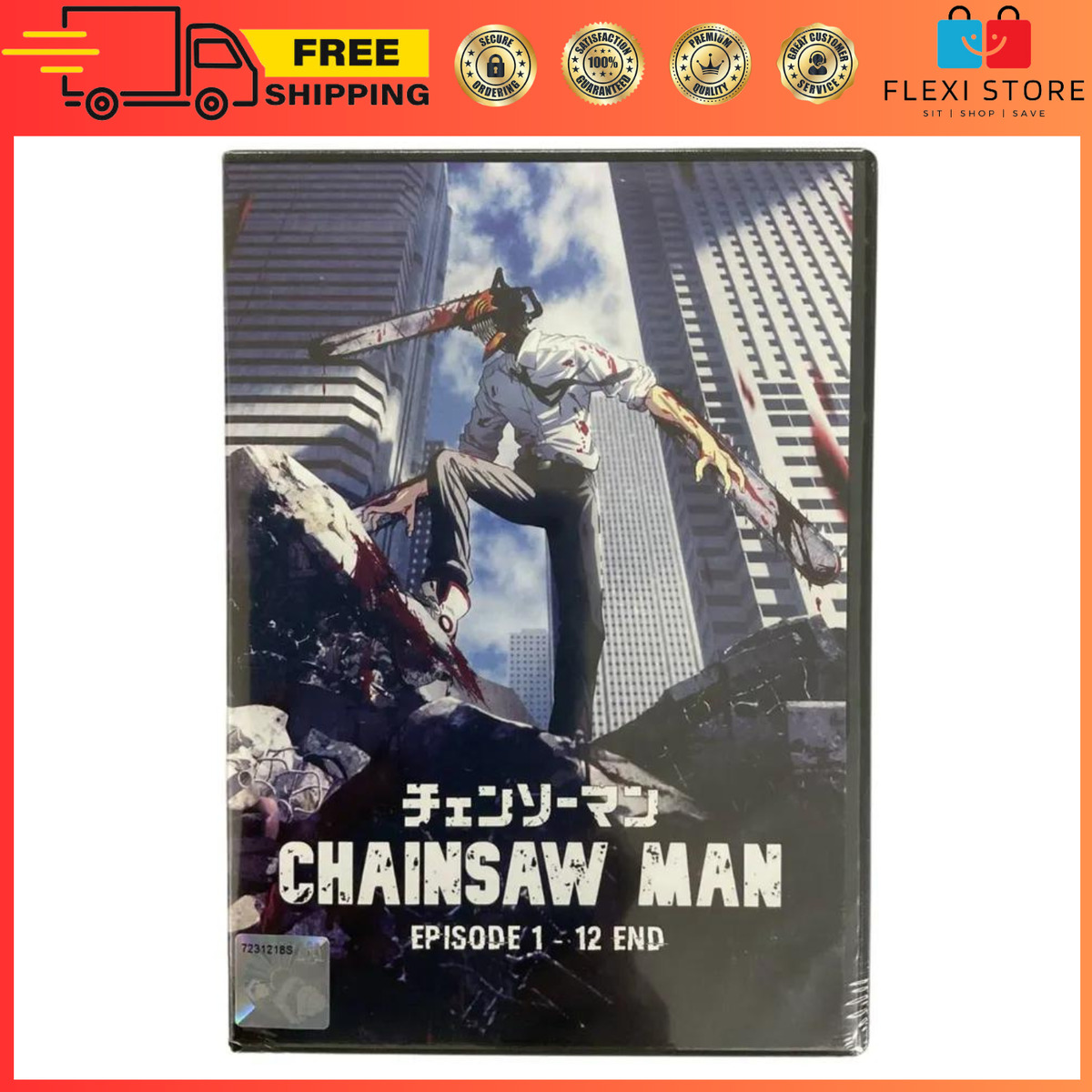 Anime DVD Chainsaw Man Complete Series Episode 1-12 End Japanese