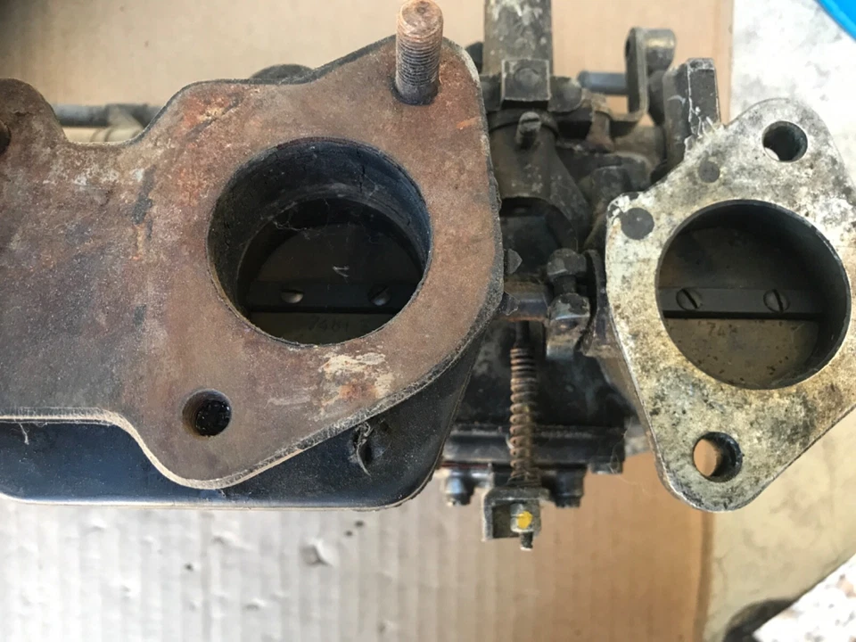 rampe double carburateur double corps dellorto 40 DHLA alfa romeo etc - Photo 3/4