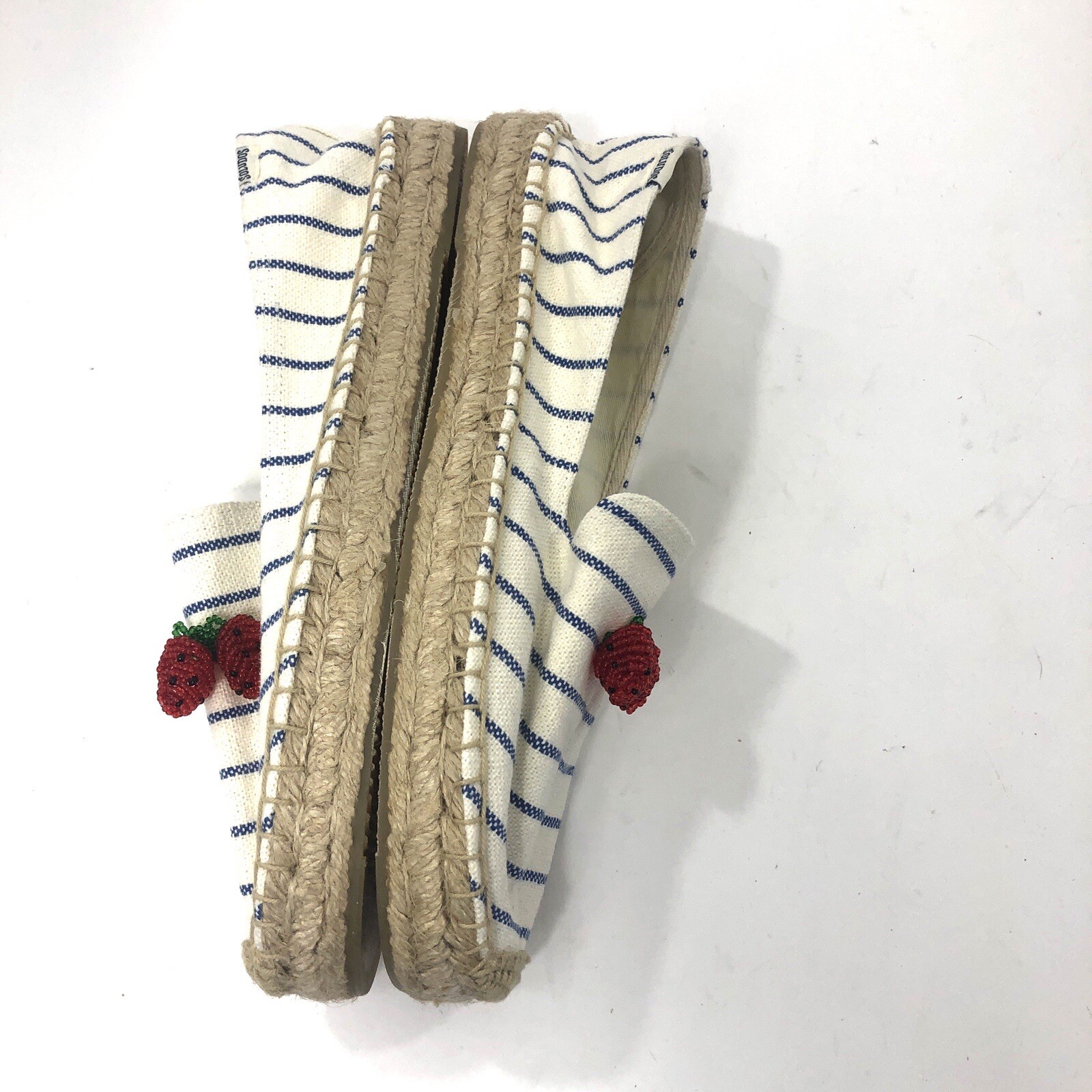 Soludos Strawberry Stripes Platform Espadrille Sl… - image 6