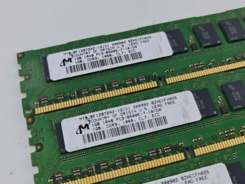 Micron PC3-8500S 1 GB 1066 MHz DDR3 Memory (MT8JSF12864HZ-1G1F1