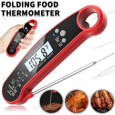 Instant Read Meat Thermometer Digital LCD Kitchen Cooking BBQ Food Thermometer