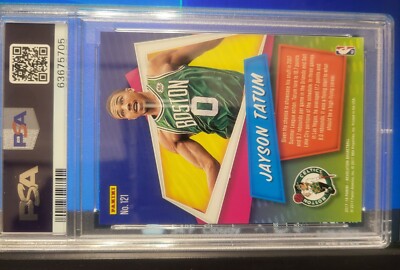 JAYSON TATUM 2017 PANINI REVOLUTION RC SP #121 PSA 10 GEM MINT