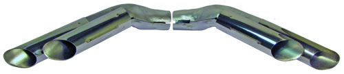 1964-65 GTO LEMANSTEMPEST EXHAUST SPLITTERS - Foto 1 di 1