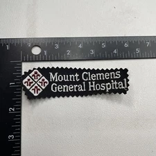 Zig-Zag-Cut-From-(Hat I Think) MOUNT CLEMONS GENERAL HOSPITAL Patch 24E6