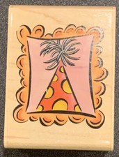 Rubber Stampede Party Hat Rubber Stamp Birthday