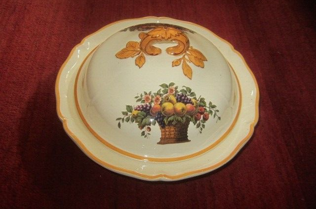 Vintage Covered Serving Dish - Old Treviris Villeroy & Boch Made